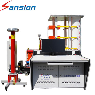 High Energy Lightning Impulse Voltage Generator Impulse Withstand Test System For Reactor, Lightning Arrester and HV Bushing Testing
