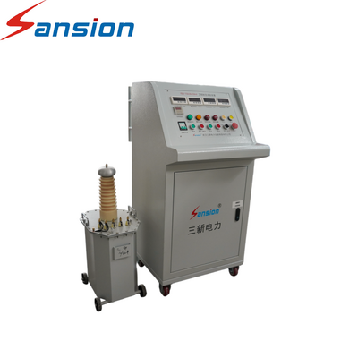 20 kV 10 kVA Power Frequency AC Hipot Test System with Motorized Electric Control Console and Oil Type High Voltage Test Transformer for Factory Testing and Electrical Insulation Verification