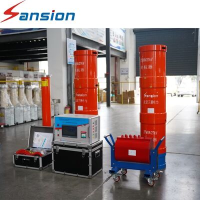 150KV Portable AC Resonant Test System and Machine with Intelligent Control for High Voltage Cable Field Insulation Testing