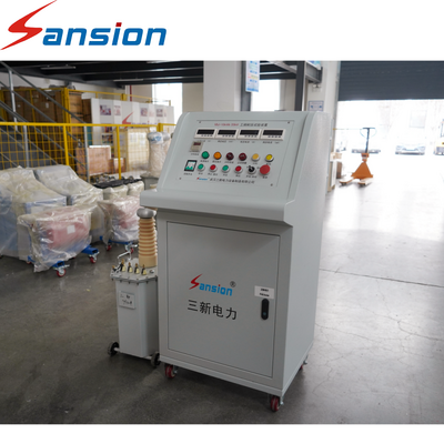 10kVA 20kV Power Frequency AC Withstand Voltage Test System with Electric Operating Console and Oil Immersed Transformer for Transformer Cable Switchgear Insulation Strength Testing Applications