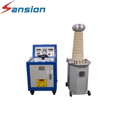 10kVA 100kV Power Frequency AC Withstand Test System with Manual Operation Console and Oil-Immersed Test Transformer for Electrical Equipment Insulation Testing