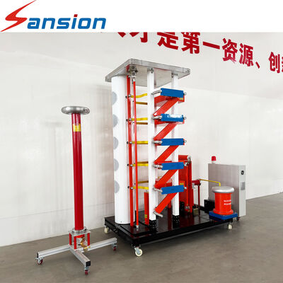 Impulse Voltage Generator with Digital Measurement System Complete High Voltage Lightning Impulse Testing Solution with Voltage Divider, Oscilloscope and Control Software