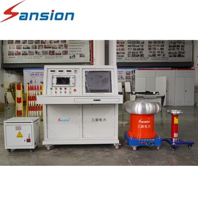5kVA 50kV Power Frequency PD-Free Test System with Motorized Console and Voltage Divider Testing Equipment for Transformer Switchgear CT PT GIS Cable Insulation Testing