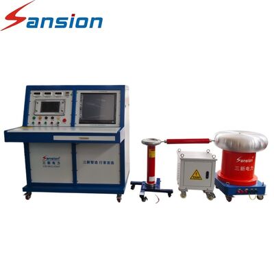 Low Partial Discharge 50kV AC Withstand Testing Equipment 5kVA Power Frequency Test System with Electric Control Console for High Voltage Insulation Evaluation