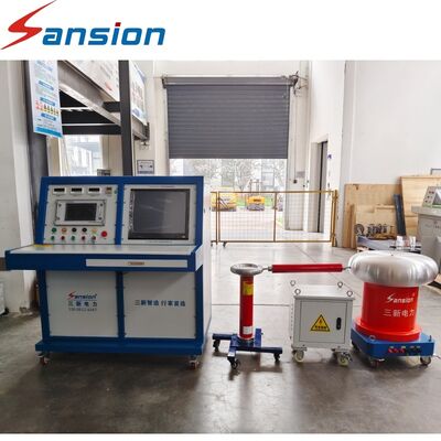 Low Partial Discharge 50kV AC Withstand Testing Equipment 5kVA Power Frequency Test System with Electric Control Console for High Voltage Insulation Evaluation