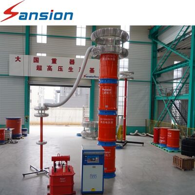 7020 kVA 540 kV High Voltage Variable Frequency Series Resonance Test System and Equipment for Cable Transformer Factory, GIS Substation Commissioning On-site Testing