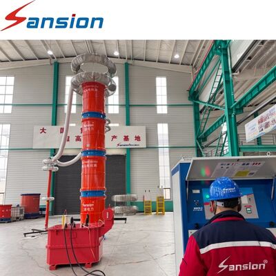 7020 kVA 540 kV High Voltage Variable Frequency Series Resonance Test System and Equipment for Cable Transformer Factory, GIS Substation Commissioning On-site Testing