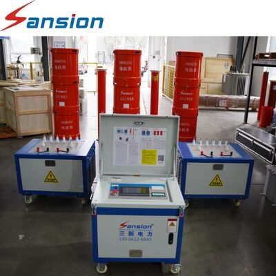 270 kV 680 kVA Variable Frequency Resonant Test System for HV Cable Withstand & Transformer Insulation Testing